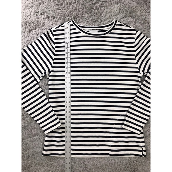 Urban Outfitters Lark & Wolff Sweater Long Sleeve Scoop Neck Red Striped Size M - Picture 8 of 10